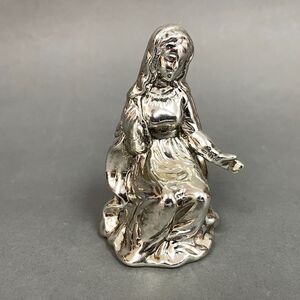 Home for the Holidays Porcelain Nativity Mary Figure Replacement Silver-tone
